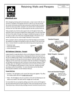 Parapets with the AB Fieldstone Collection