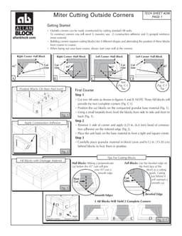 Miter Cutting Outside Corners