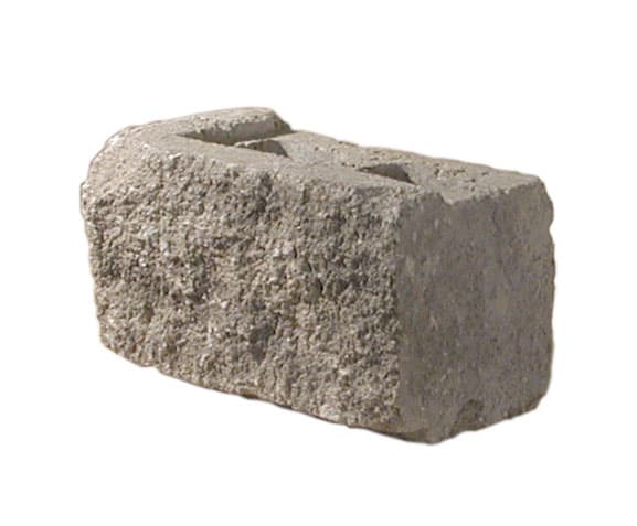 AB Europa Corner retaining wall block — 90° corner block that allows for easily creating inside and outside corners. Commonly sold in pairs to create both left and right corners