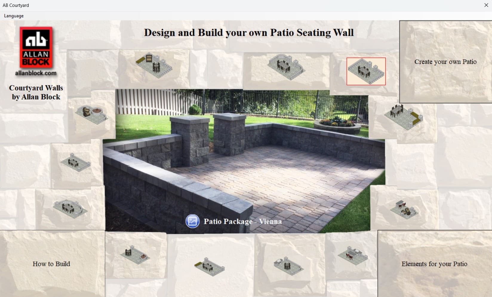 Courtyard app home screen