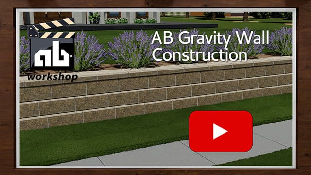 Building a Gravity Retaining Wall