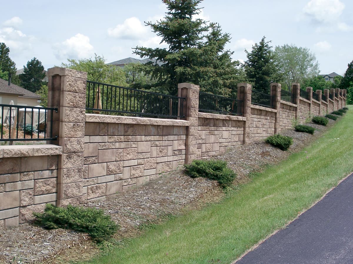 Form Block Fencing Allan Block AB Fence System